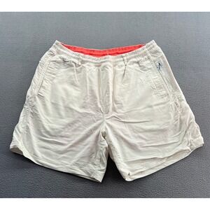 BirdDogs Shorts Mens Sz XXL White Elastic Waist Lined Athletic